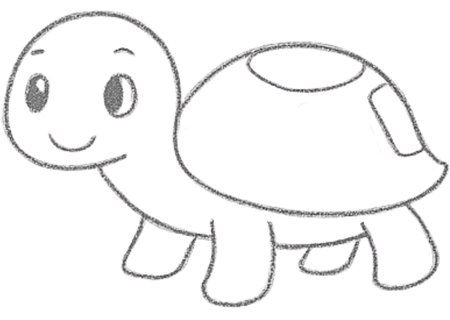 How to Draw a Turtle for Tweens Step 04