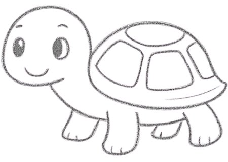 How to Draw a Turtle for Tweens Step 06