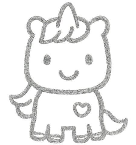 How to Draw a Unicorn for Kids Step 06