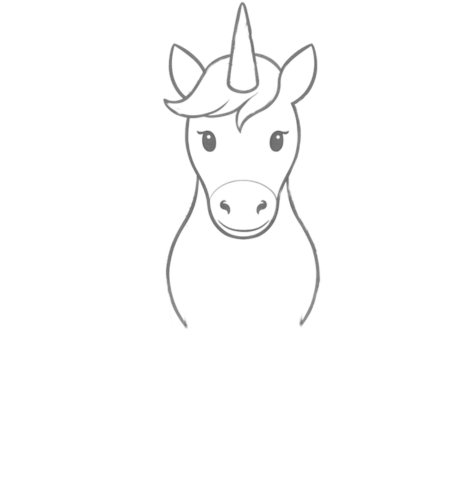 How to Draw a Unicorn for Teens Step 03