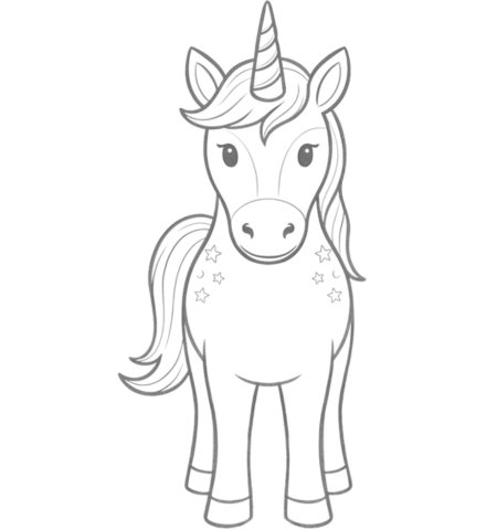 How to Draw a Unicorn for Teens Step 06