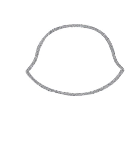 How to Draw a Wolf for Kids Step 01