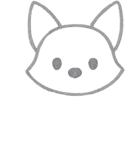 How to Draw a Wolf for Kids Step 02